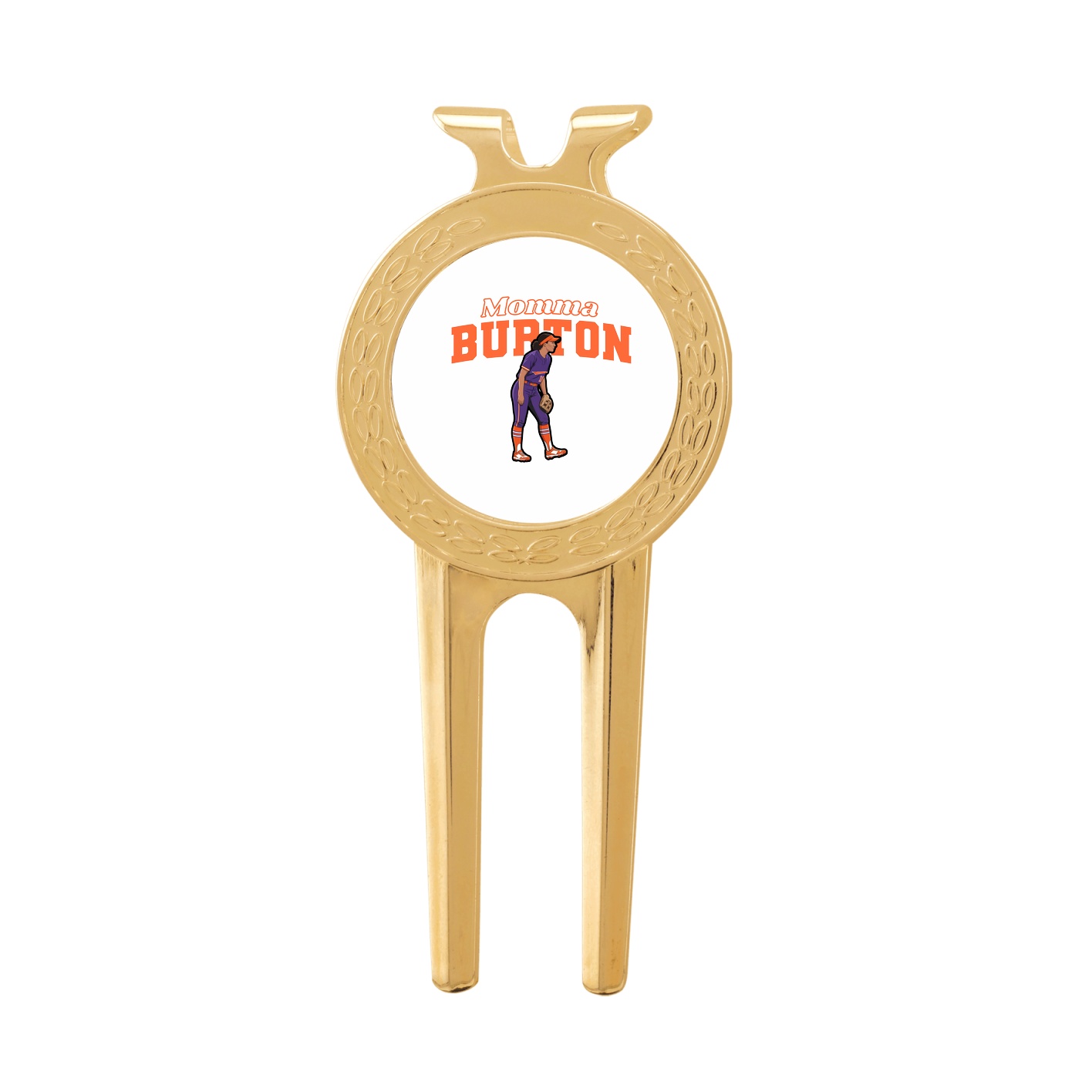 Divot Tool with Ball Marker — Mothers Day Block in Classic