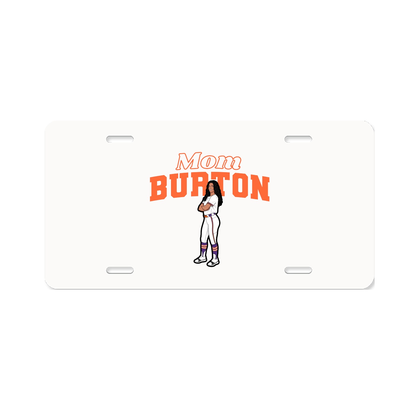 License Plate — Mothers Day Block in Classic