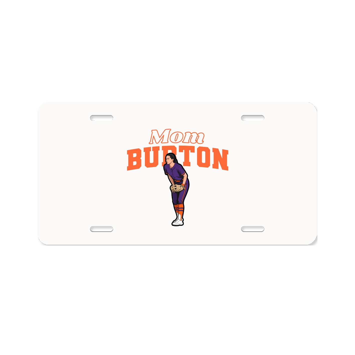 License Plate — Mothers Day Block in Classic