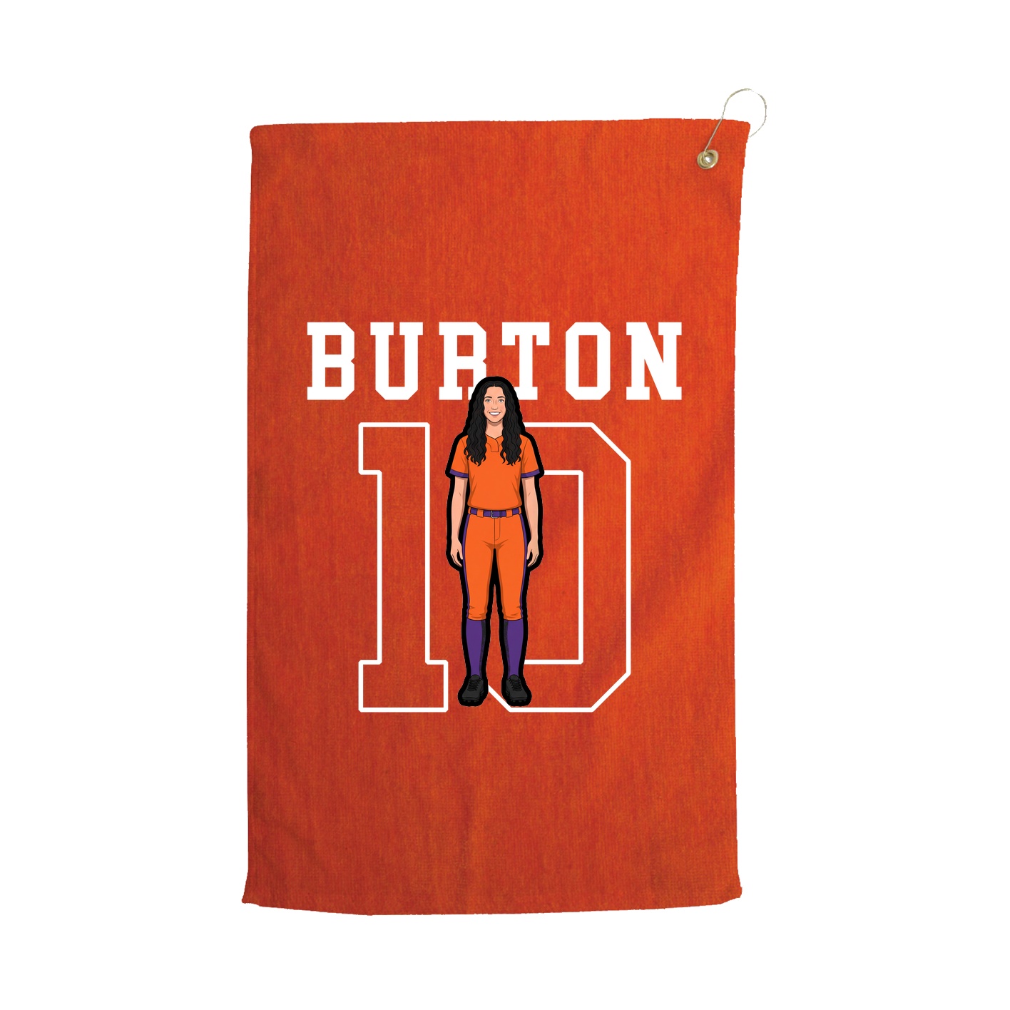 Golf Towel — Shirsey in Orange
