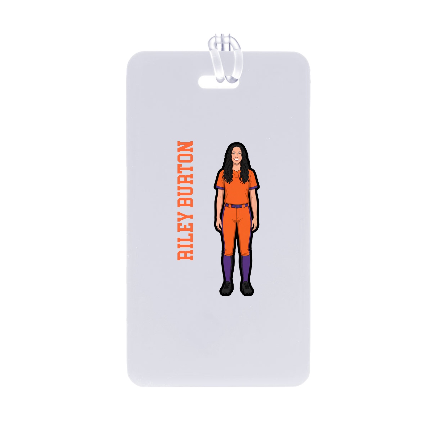 Bag Tag — Name Vertical in Classic