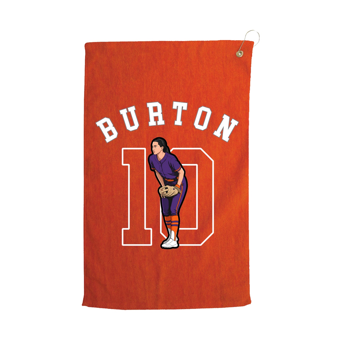 Golf Towel — Shirsey Arch in Orange