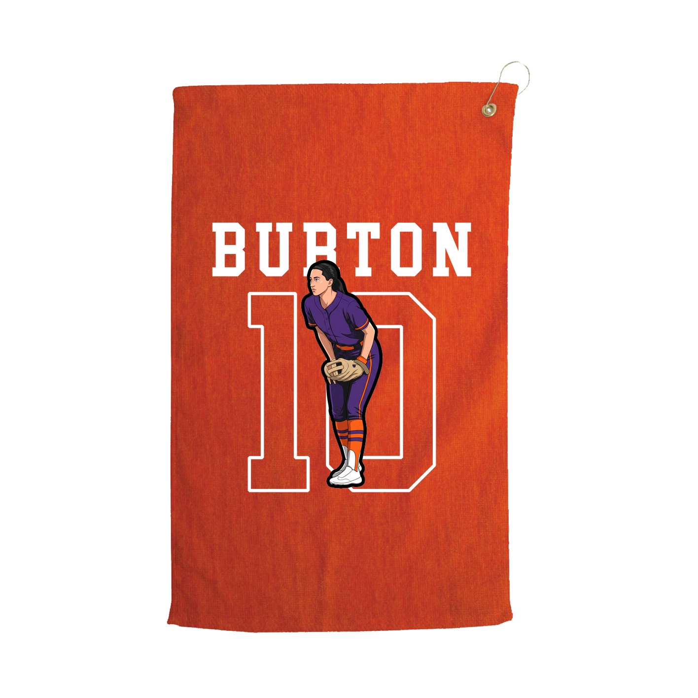 Golf Towel — Shirsey in Orange