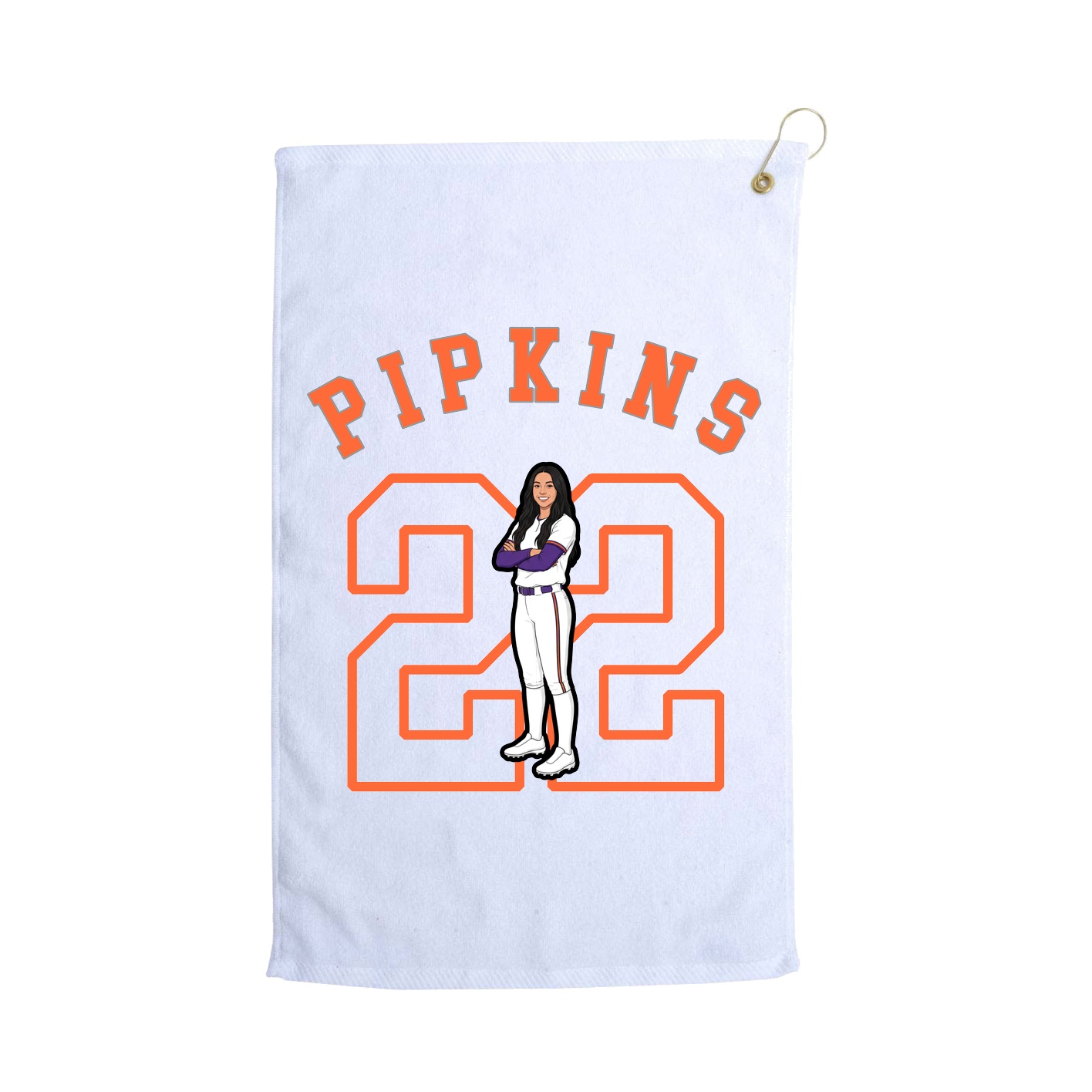 Golf Towel — Shirsey Arch in White