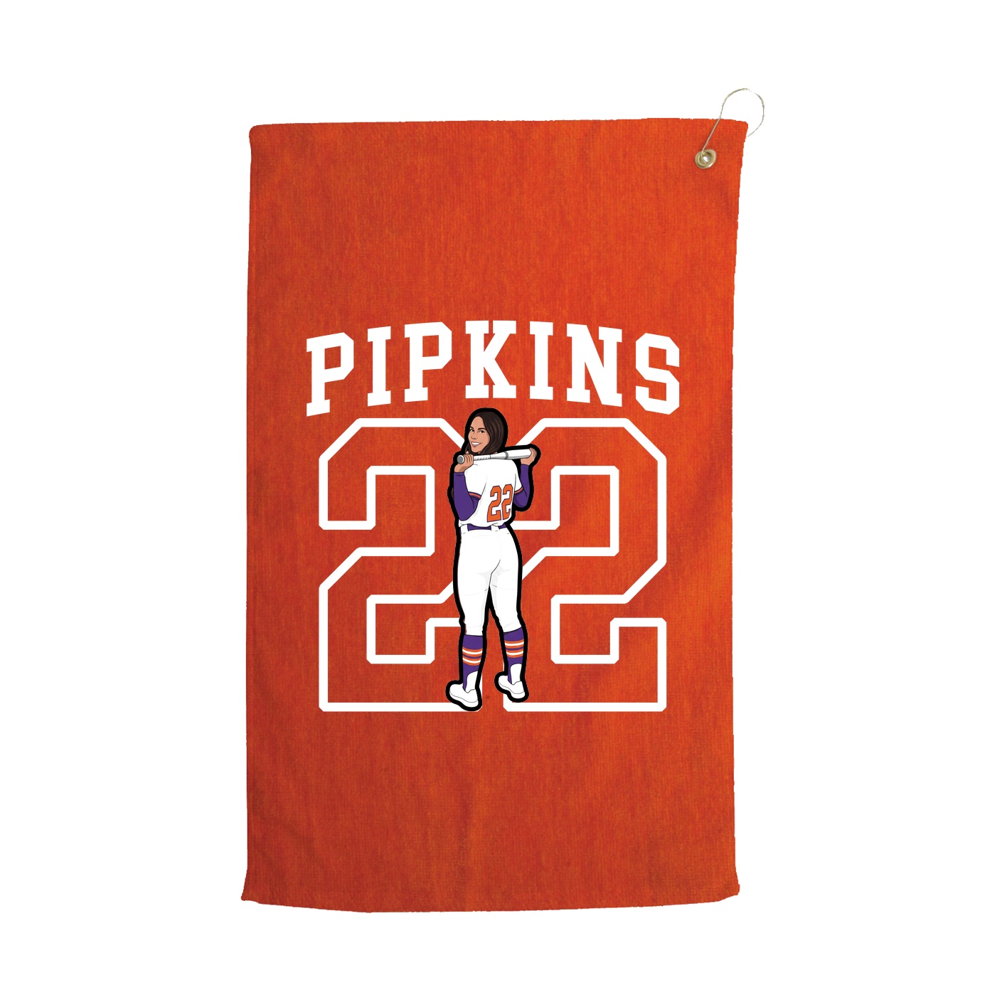 Golf Towel — Shirsey in Orange