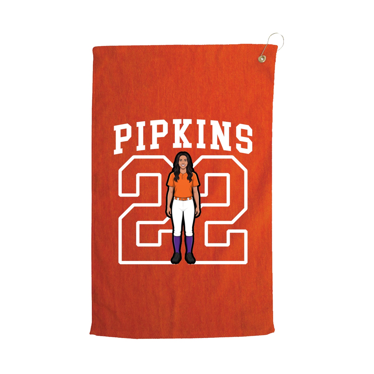 Golf Towel — Shirsey in Orange