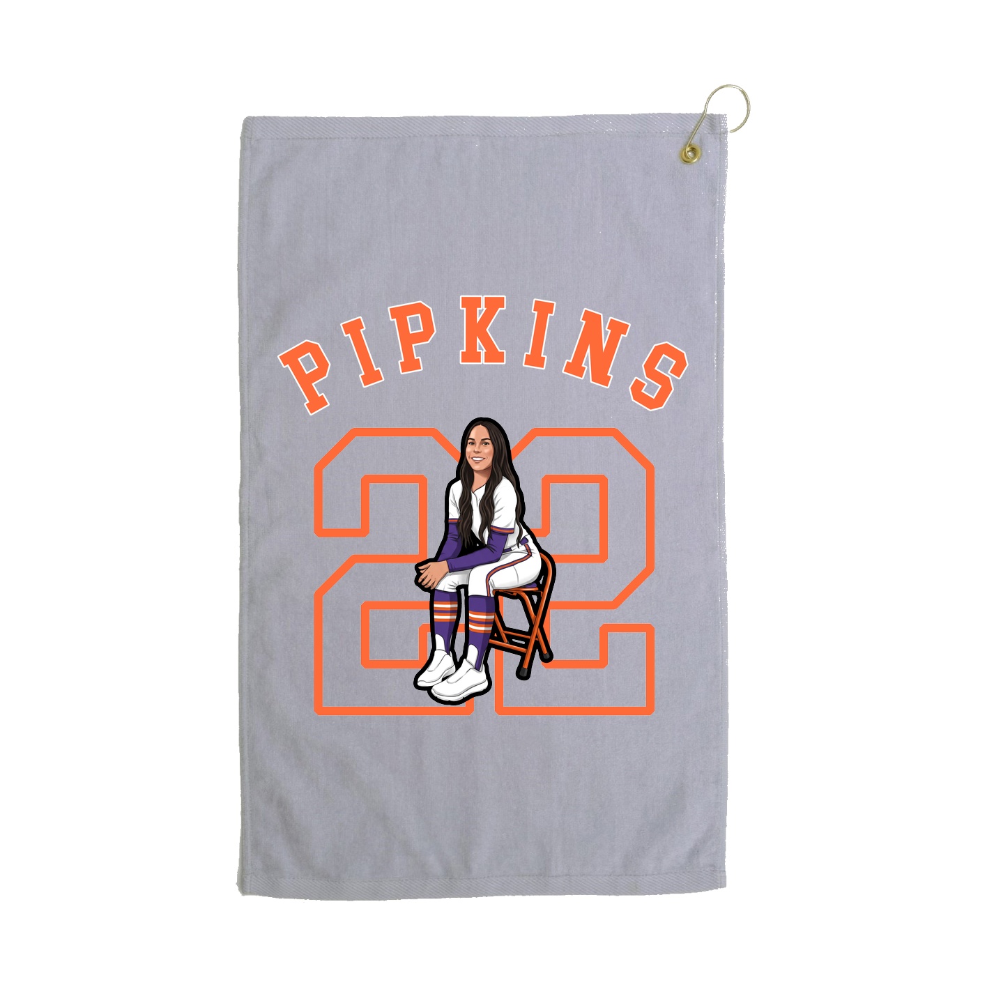 Golf Towel — Shirsey Arch in Grey