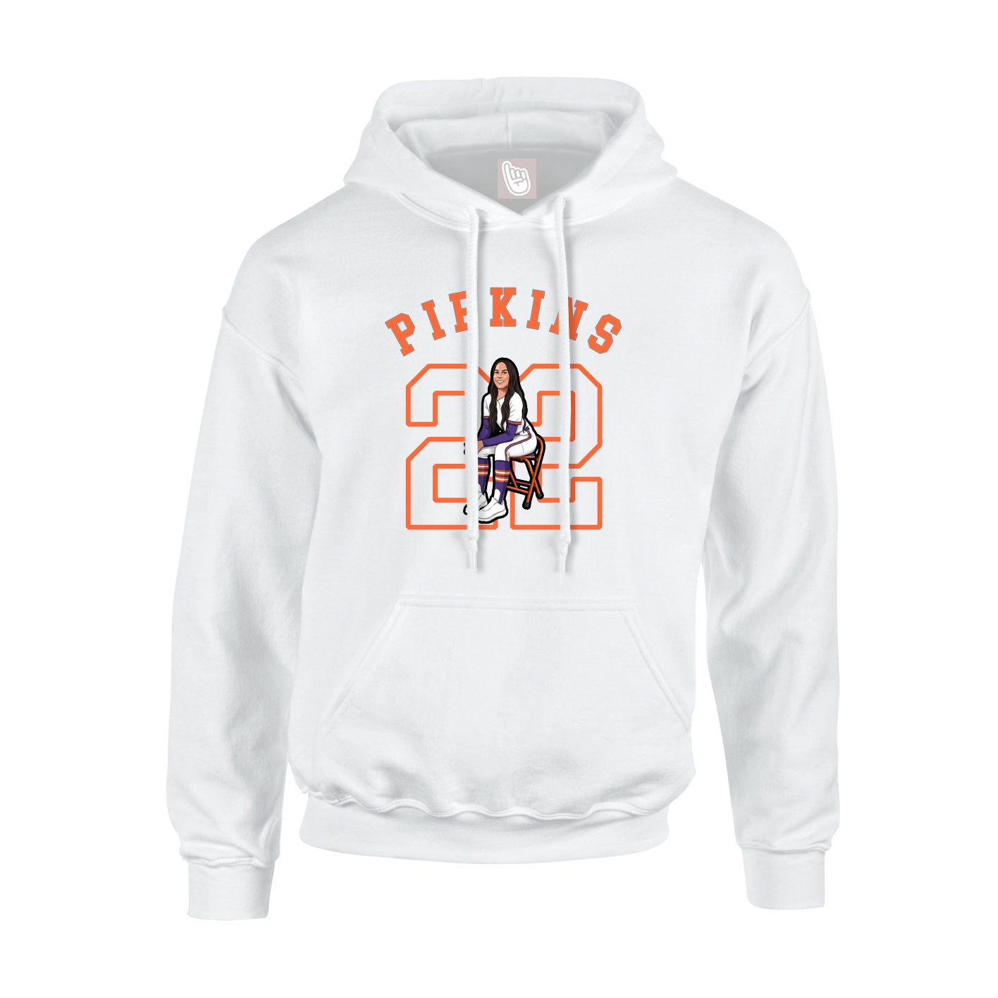 Hoodie — Shirsey Arch in White