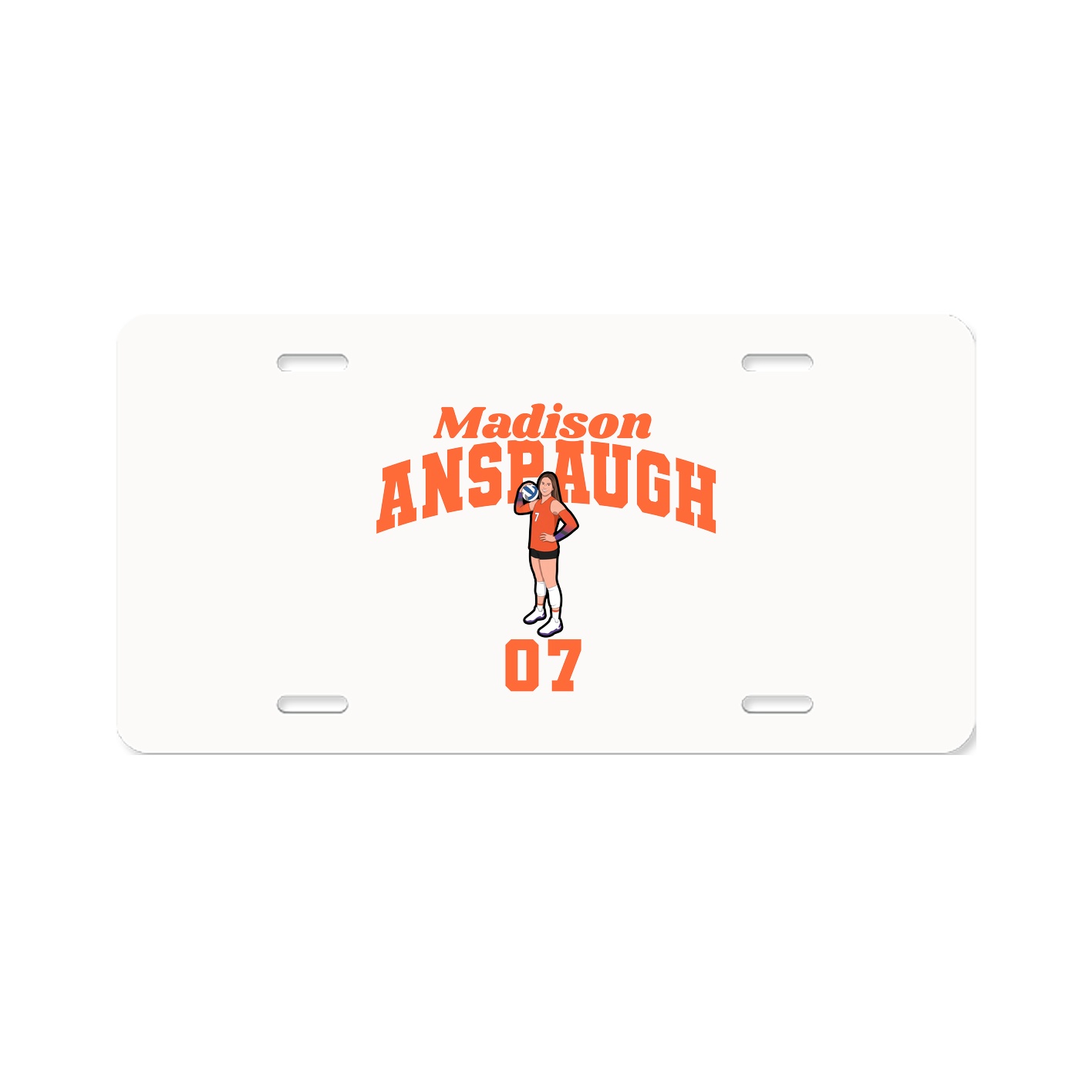 License Plate — Signature Arch in Classic