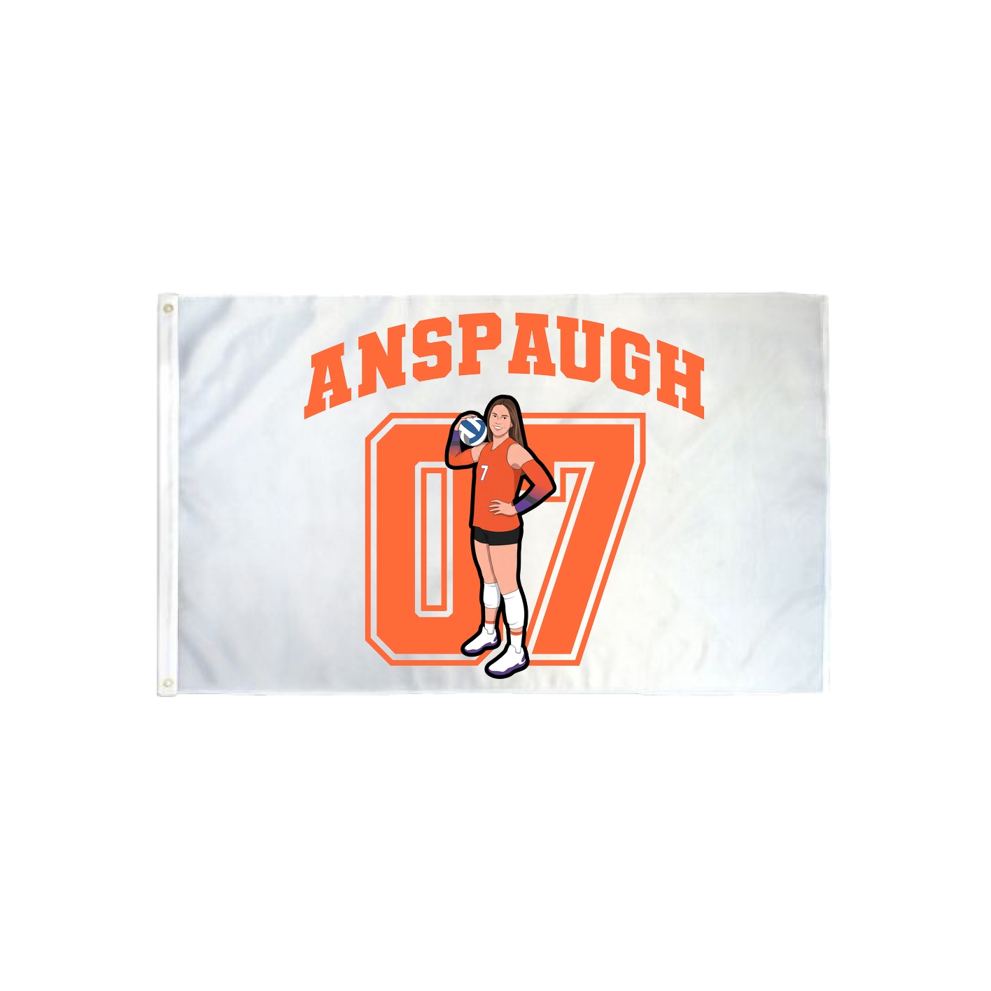 3x5 Flag — Number in Classic