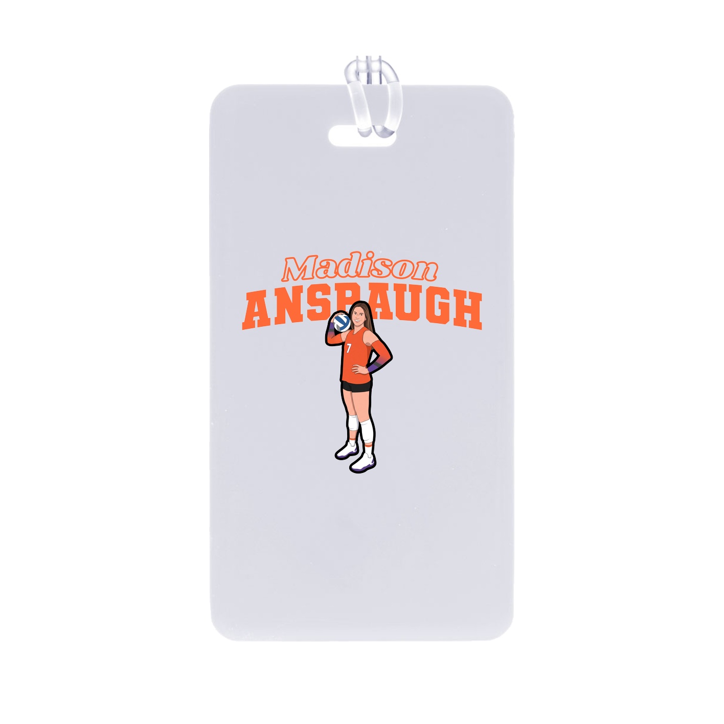 Bag Tag — Name Arch in Classic