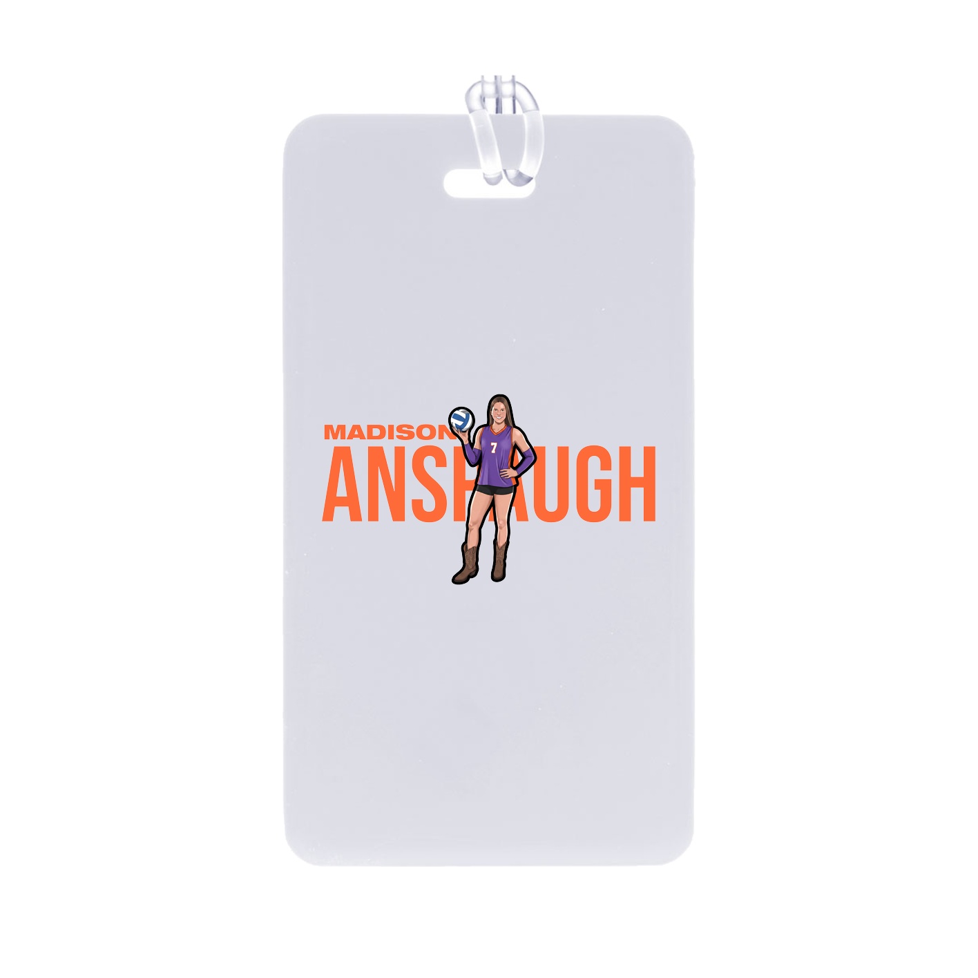 Bag Tag — Player Name in Classic