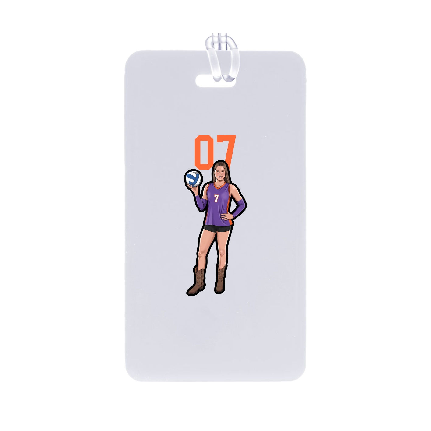 Bag Tag — Number Top in Classic