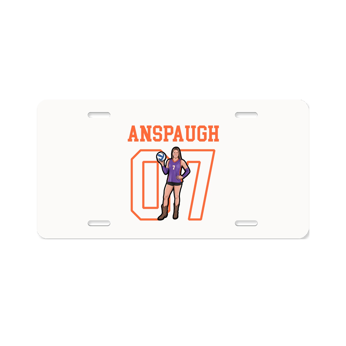 License Plate — Shirsey in Classic