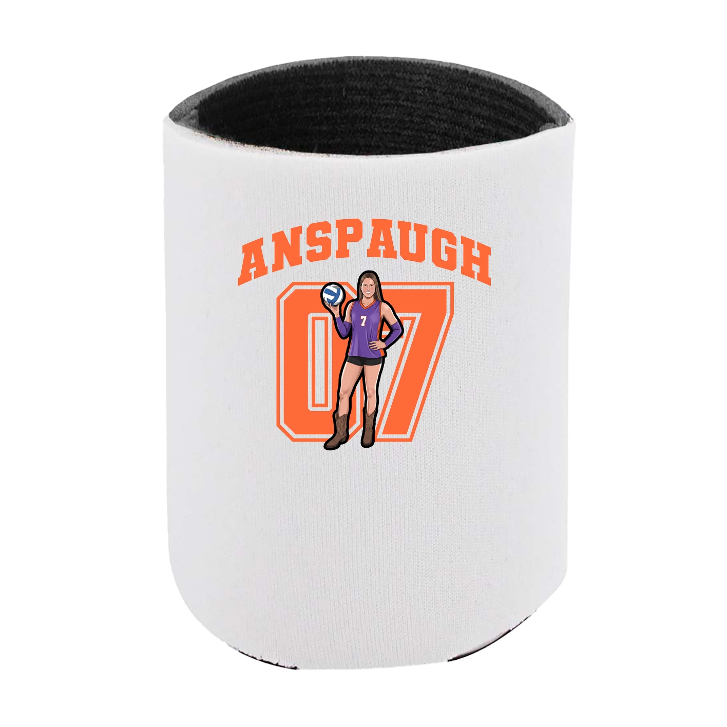 Can Holder — Number in White