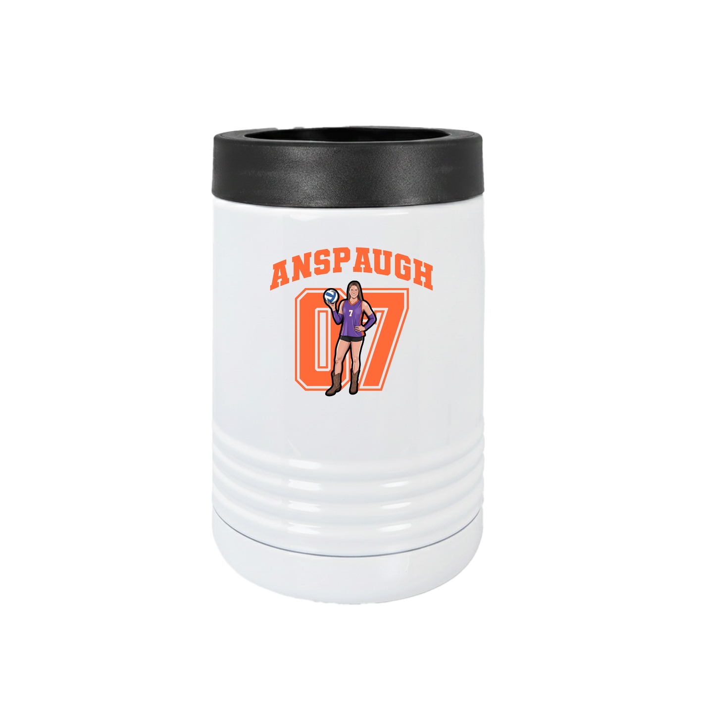 Beverage Holder — Number in White
