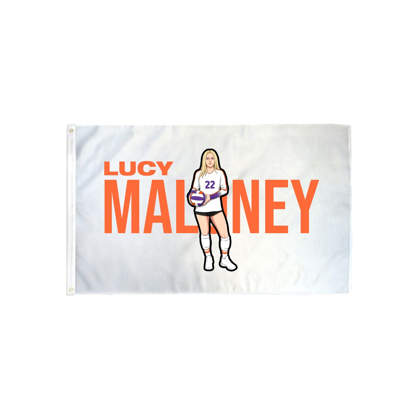 3x5 Flag — Player Name in Classic