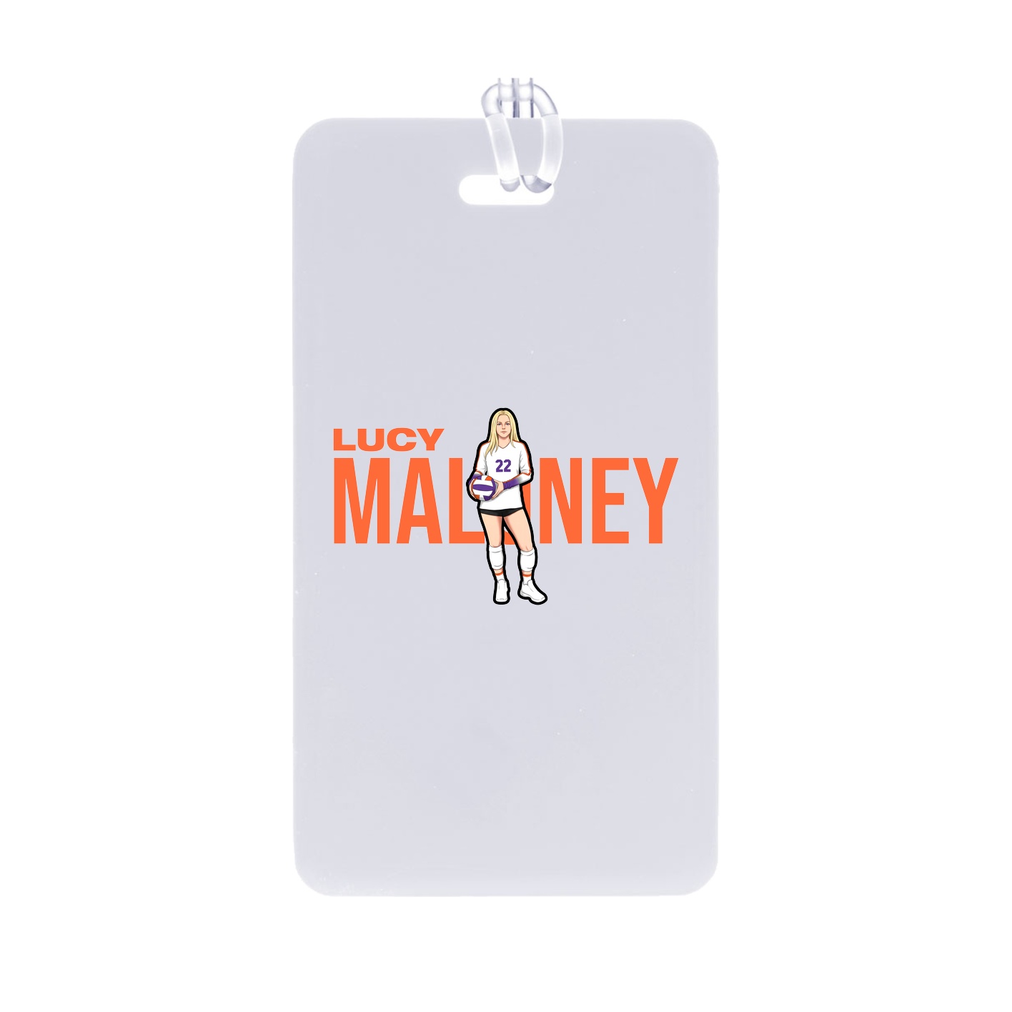 Bag Tag — Player Name in Classic