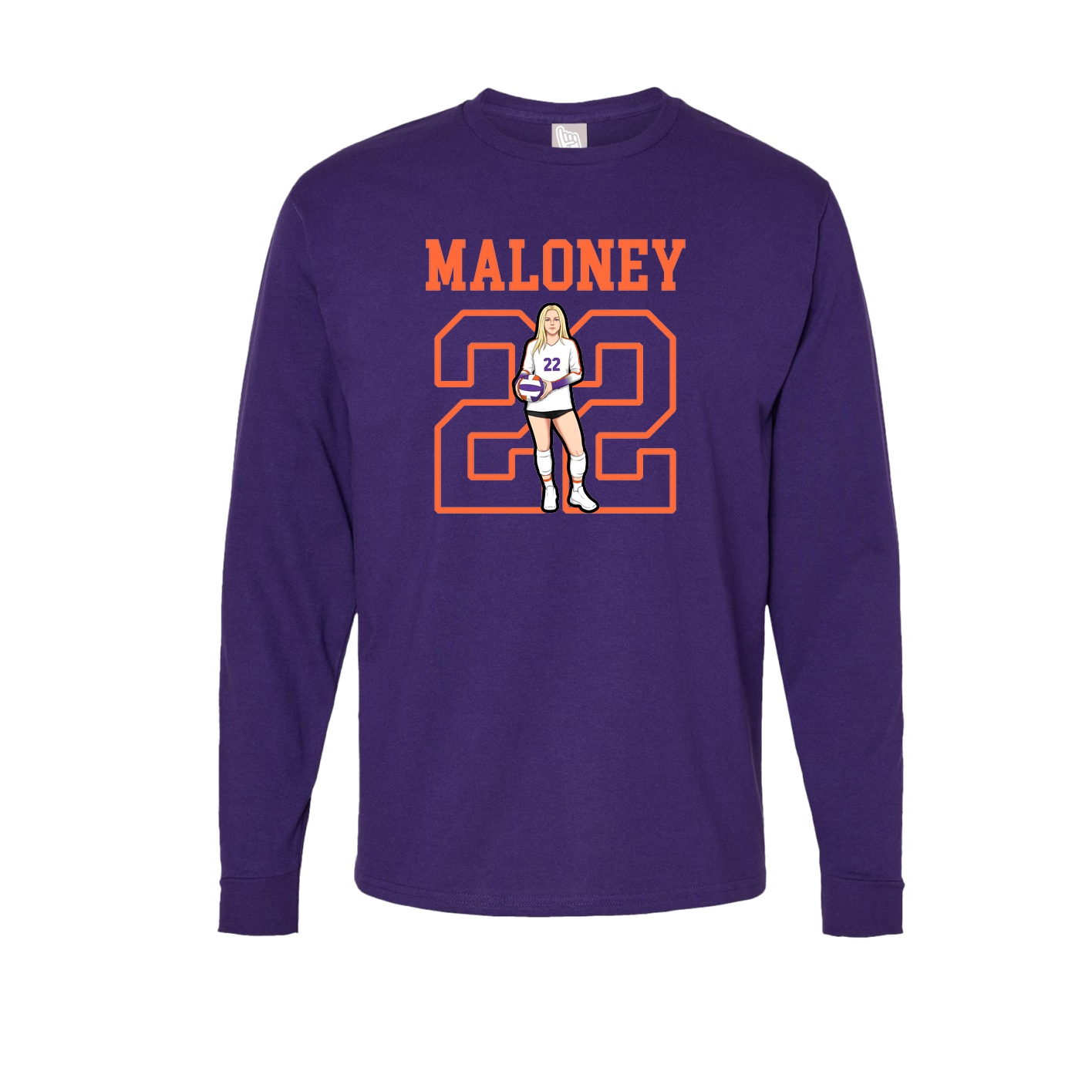 Long Sleeve Tee — Shirsey in Purple
