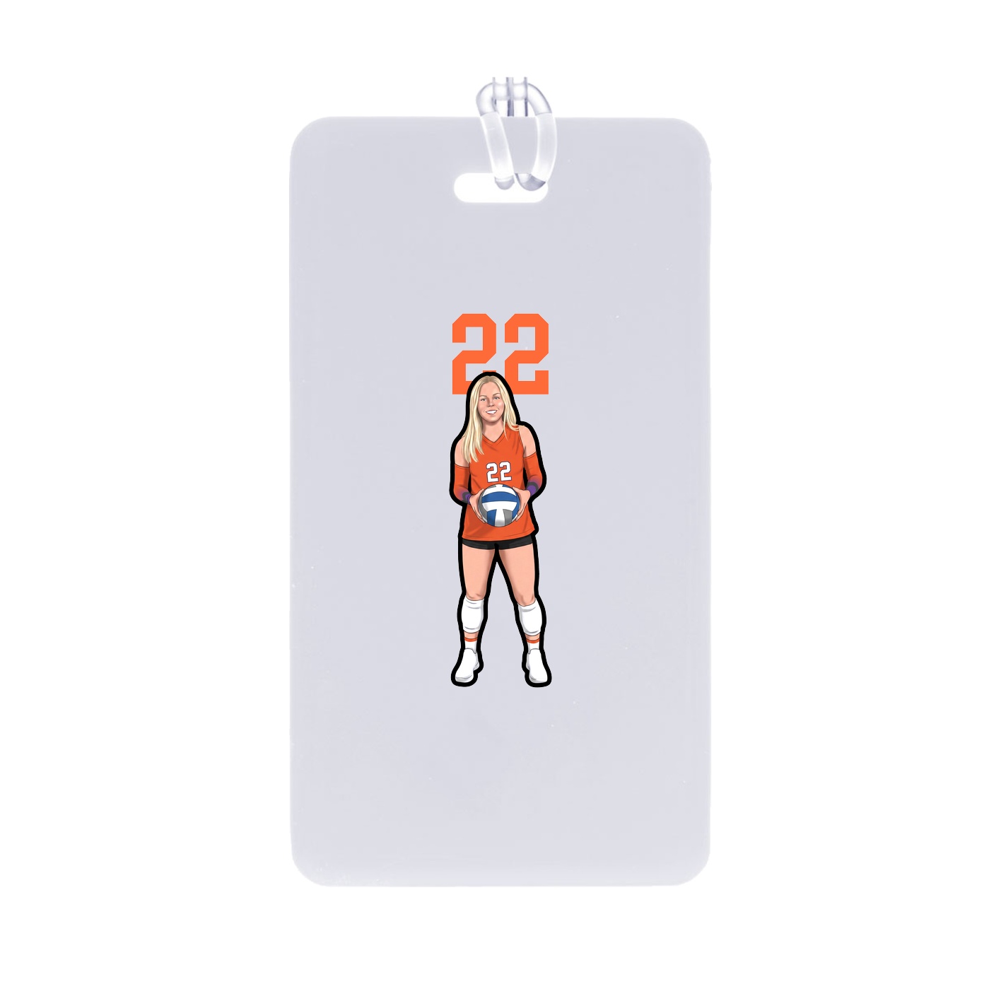 Bag Tag — Number Top in Classic