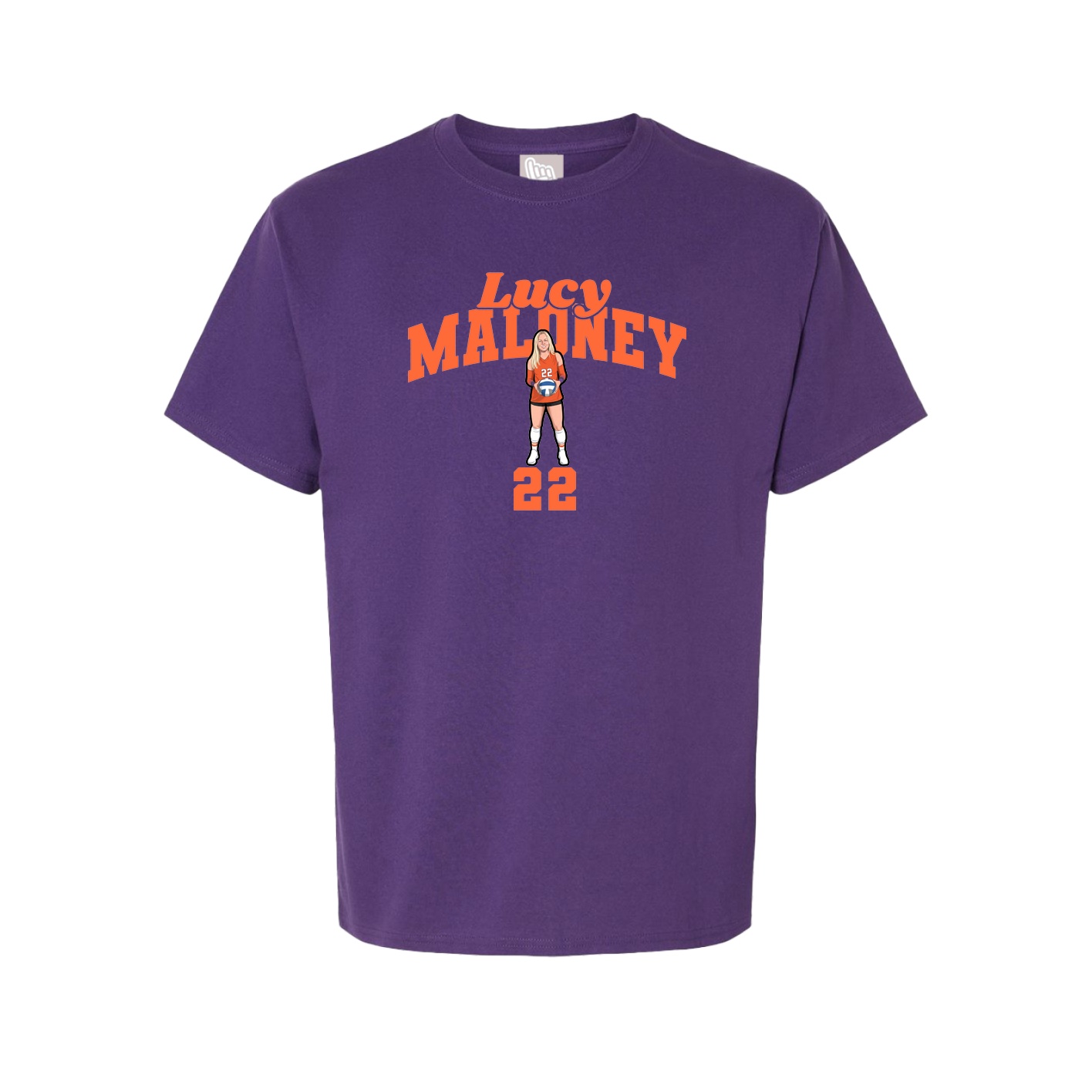 Tee — Signature Arch in Purple