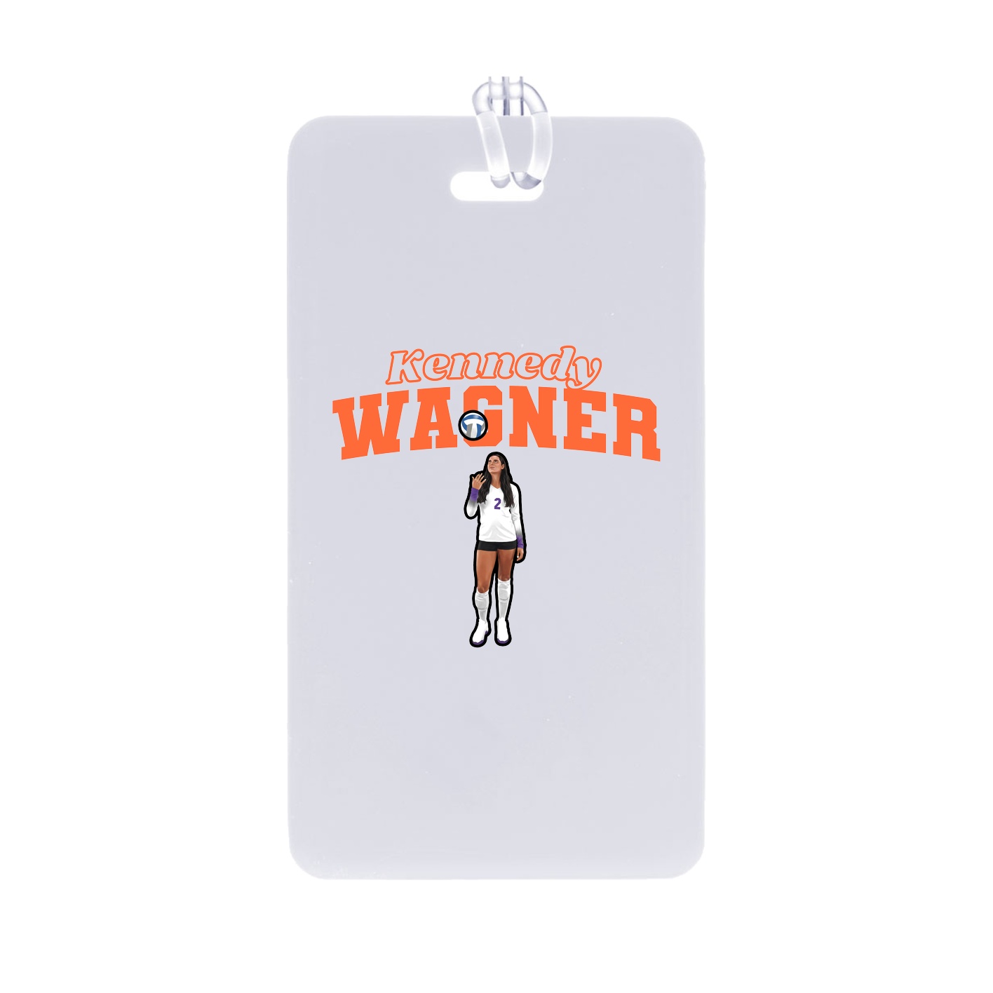 Bag Tag — Name Arch in Classic