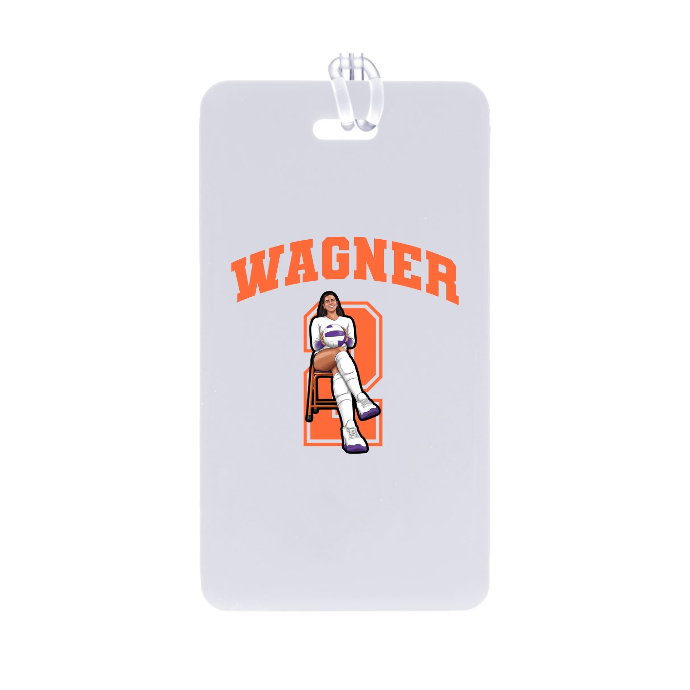 Bag Tag — Number in Classic