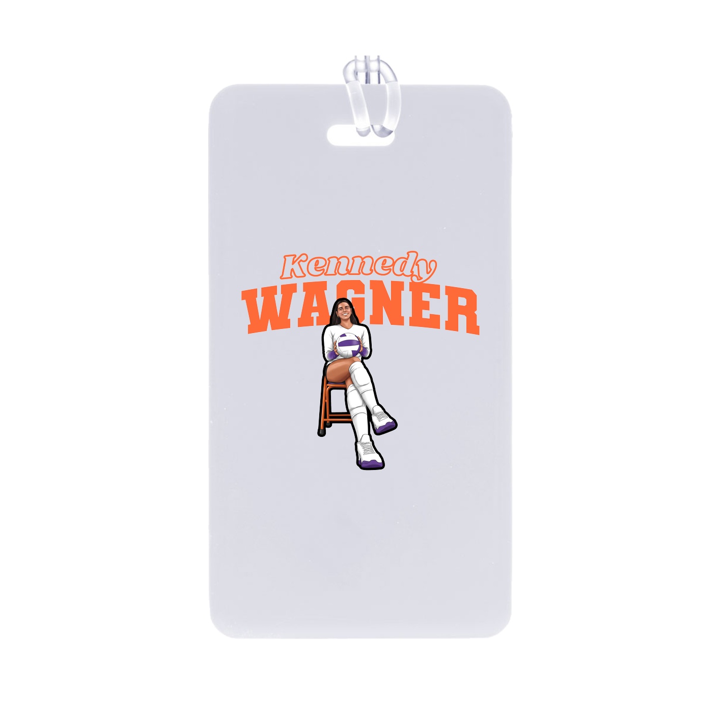 Bag Tag — Name Arch in Classic