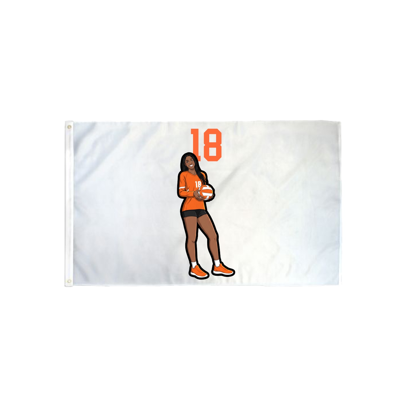 3x5 Flag — Number Top in Classic