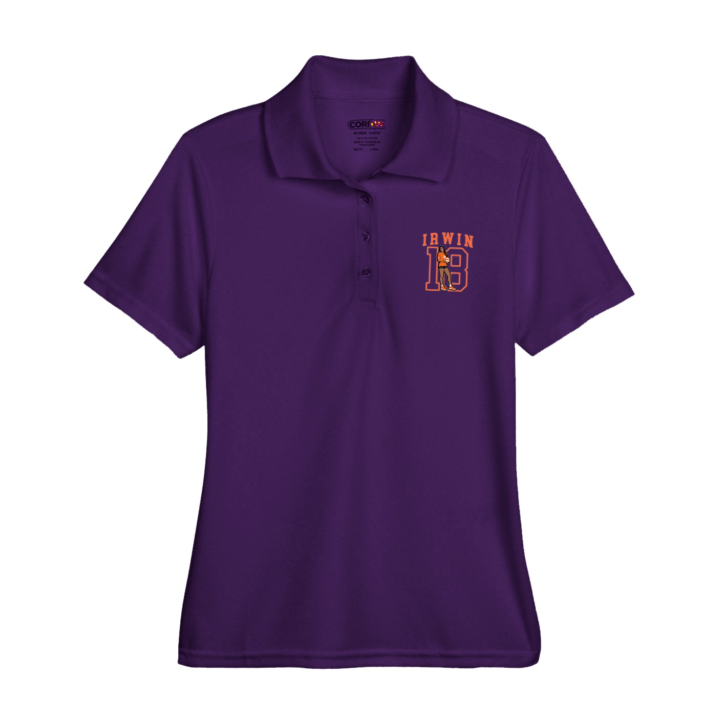 Womens Performance Polo — Shirsey in Purple