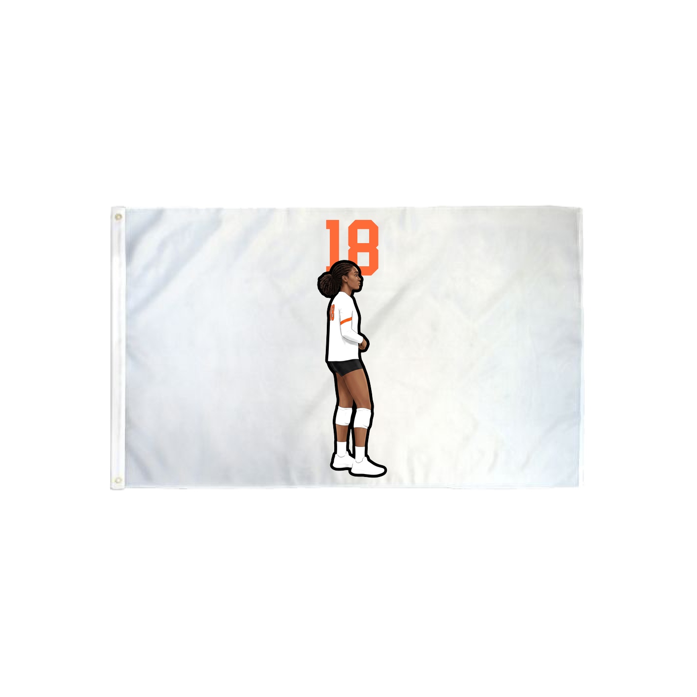 3x5 Flag — Number Top in Classic