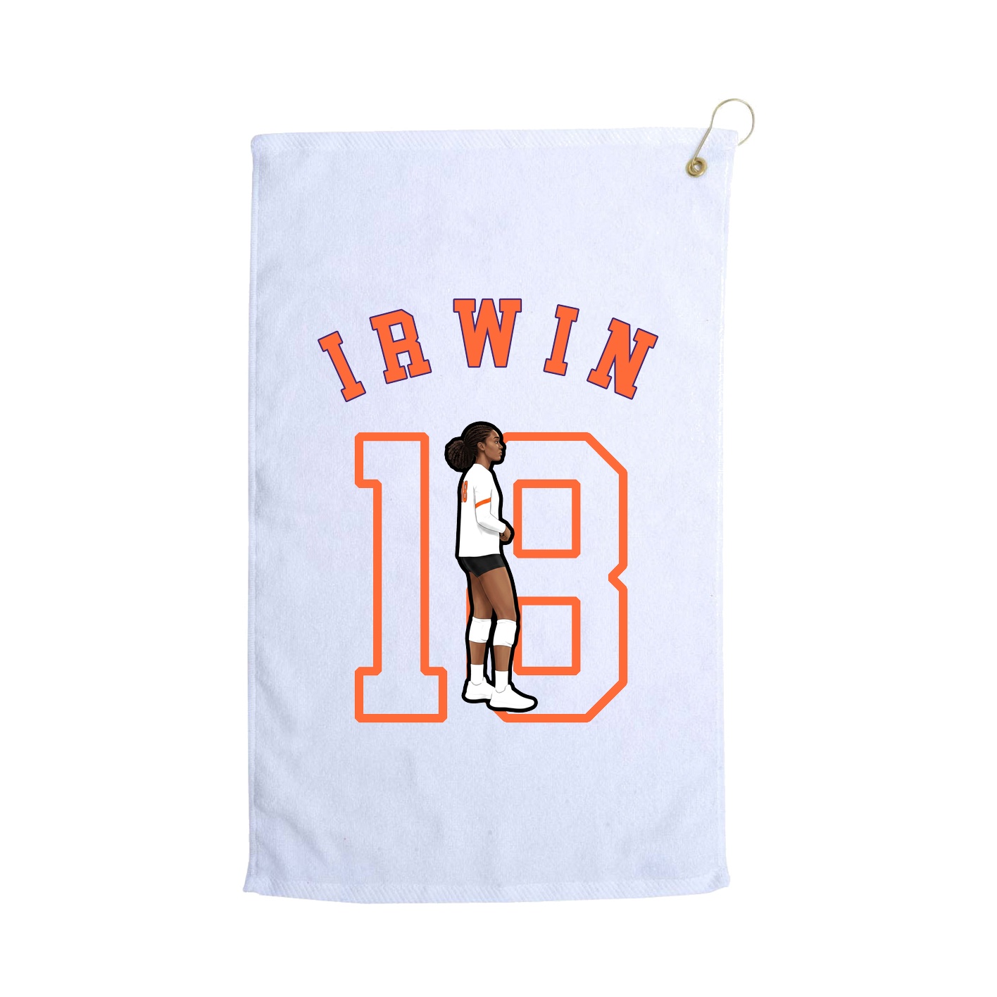Golf Towel — Shirsey Arch in White