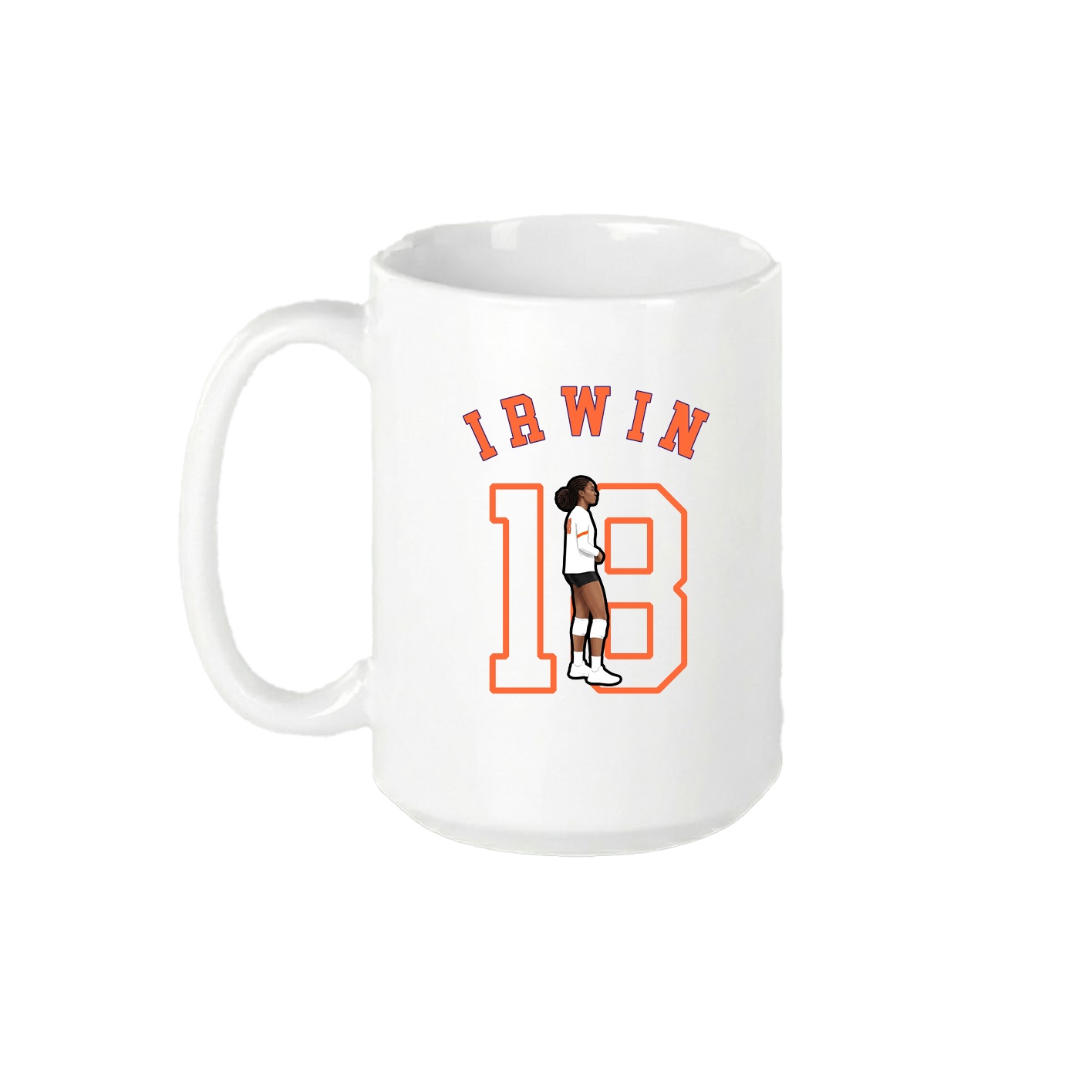 15oz Coffee Mug — Shirsey Arch in White