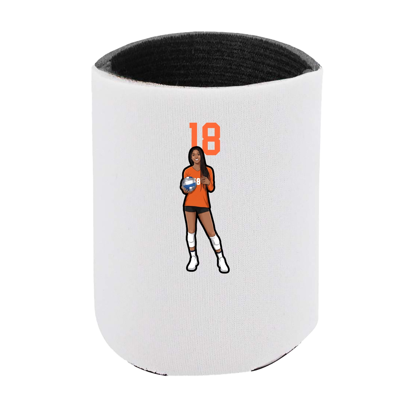 Can Holder — Number Top in White
