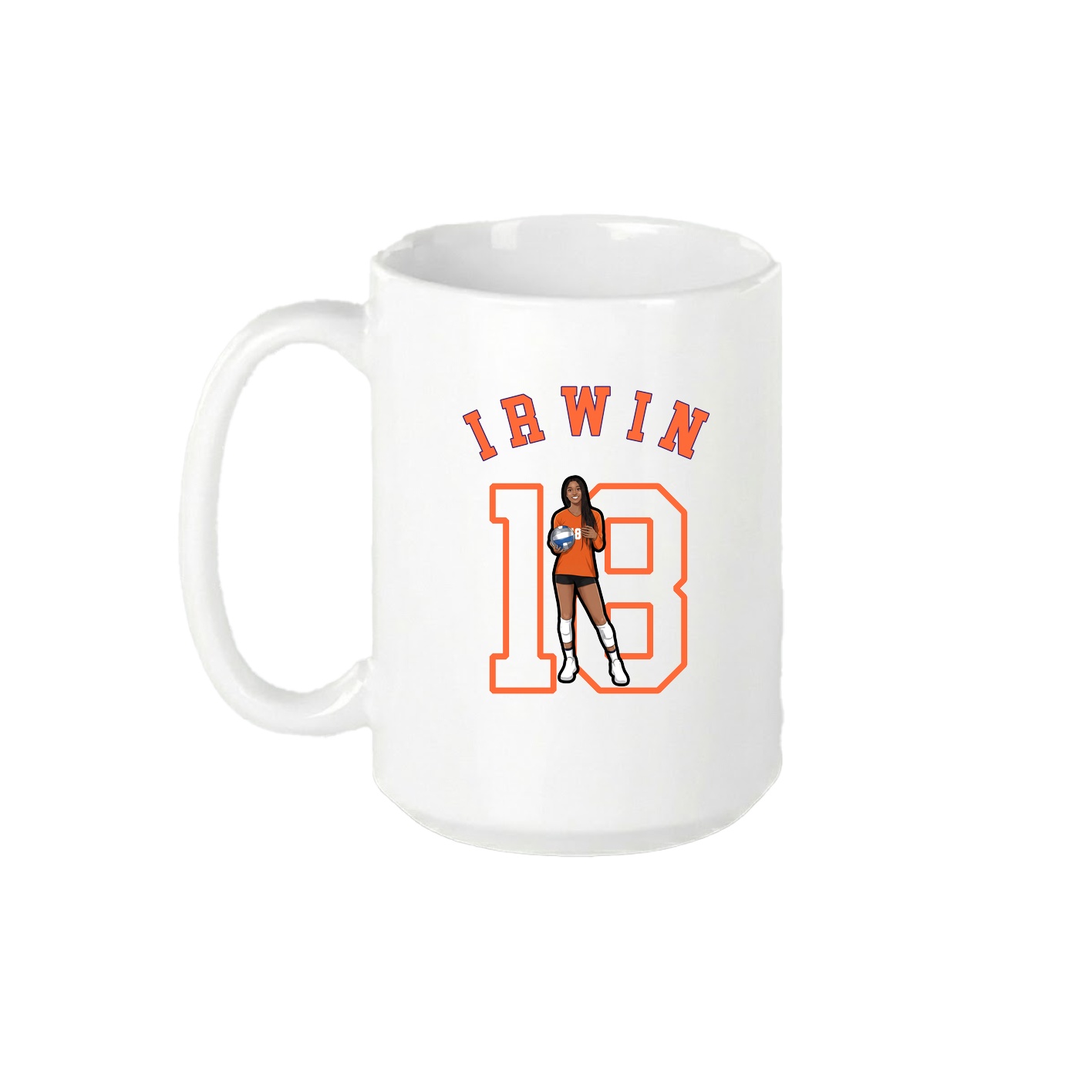 15oz Coffee Mug — Shirsey Arch in White