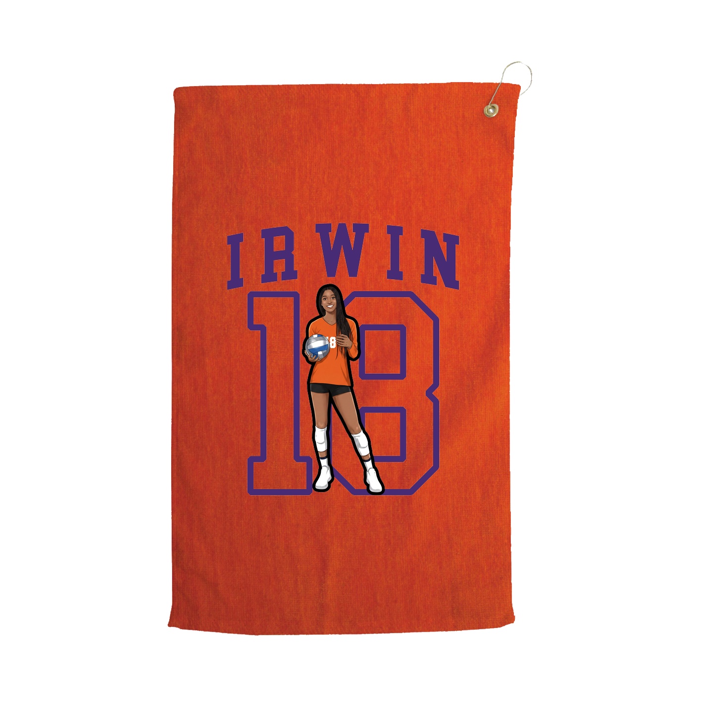 Golf Towel — Shirsey in Orange