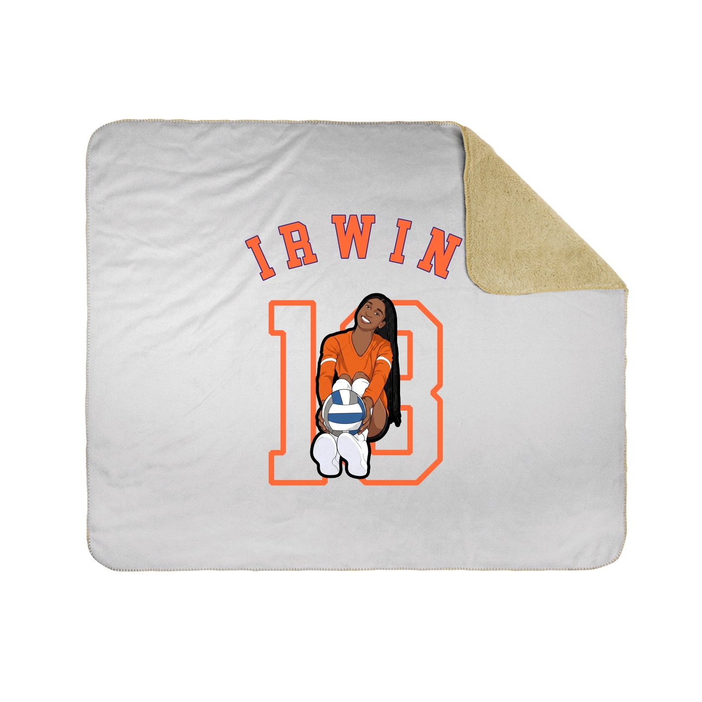 Throw Blanket — Shirsey Arch in White