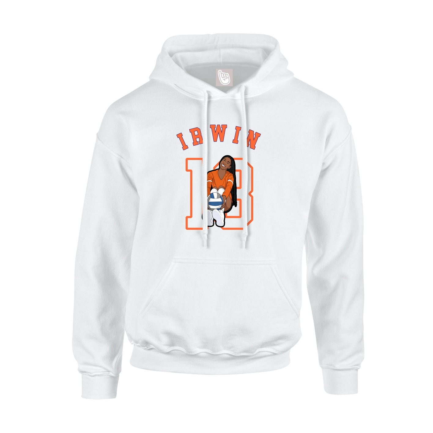 Youth Hoodie — Shirsey Arch in White