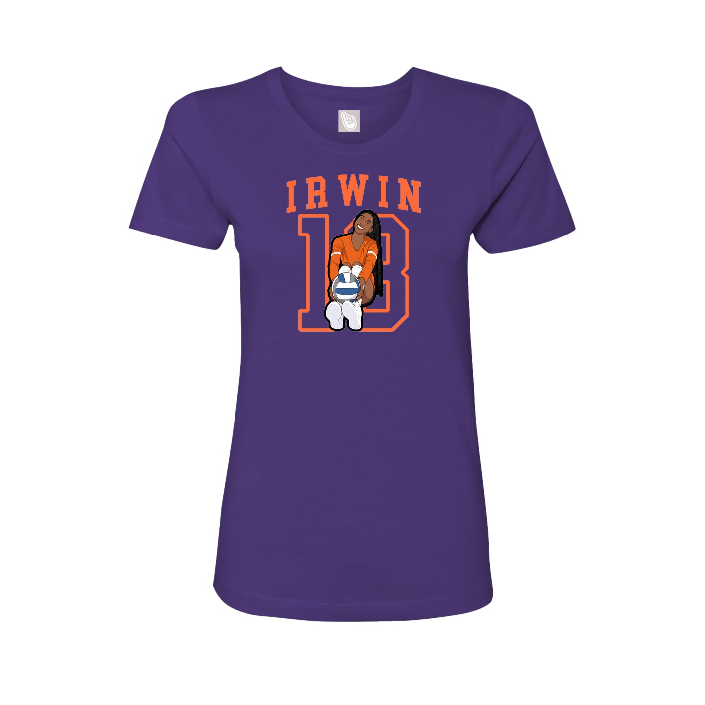 Fitted Women's Tee — Shirsey in Purple