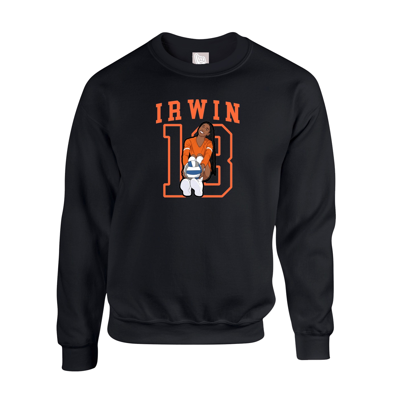 Fleece Crew — Shirsey in Black