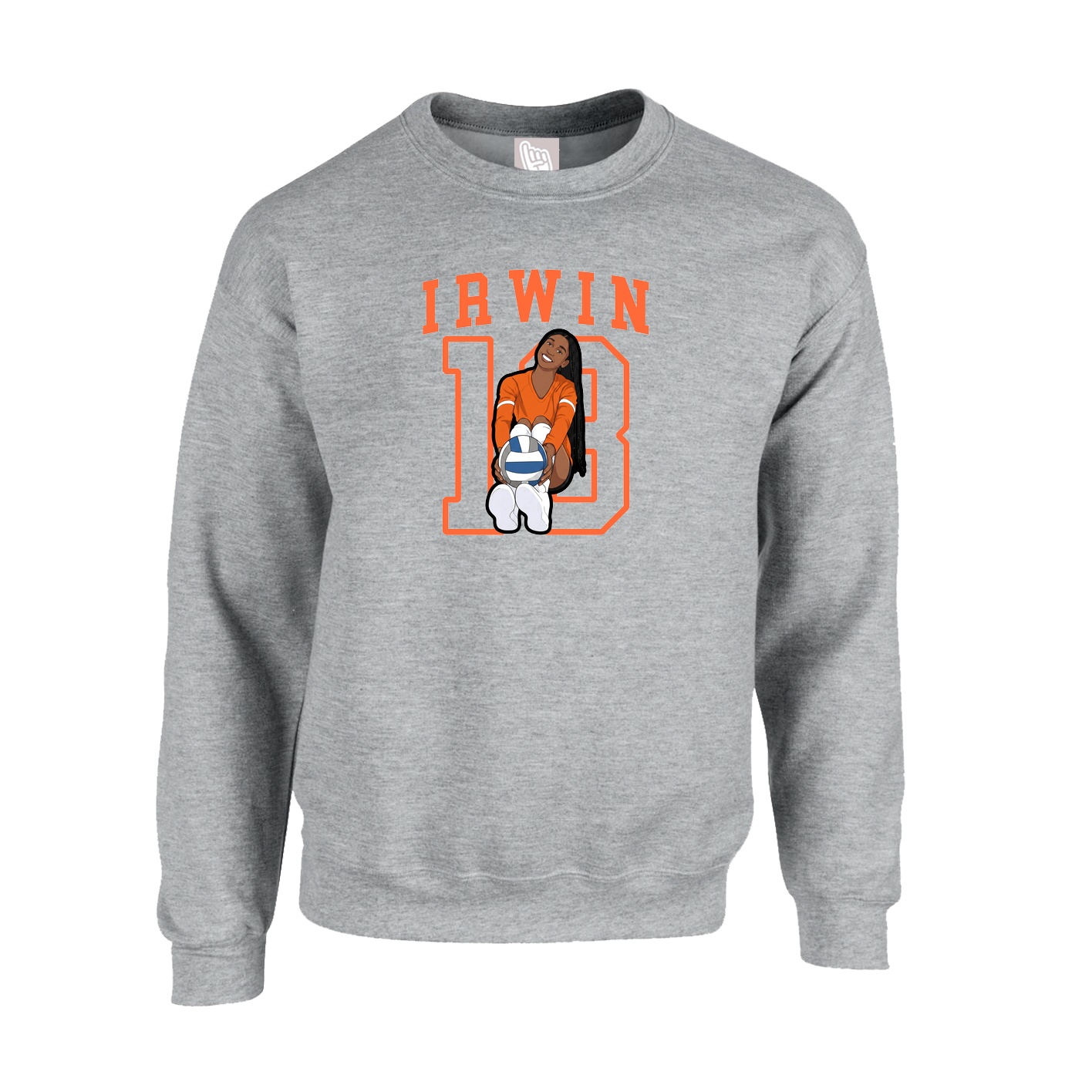 Fleece Crew — Shirsey in Grey