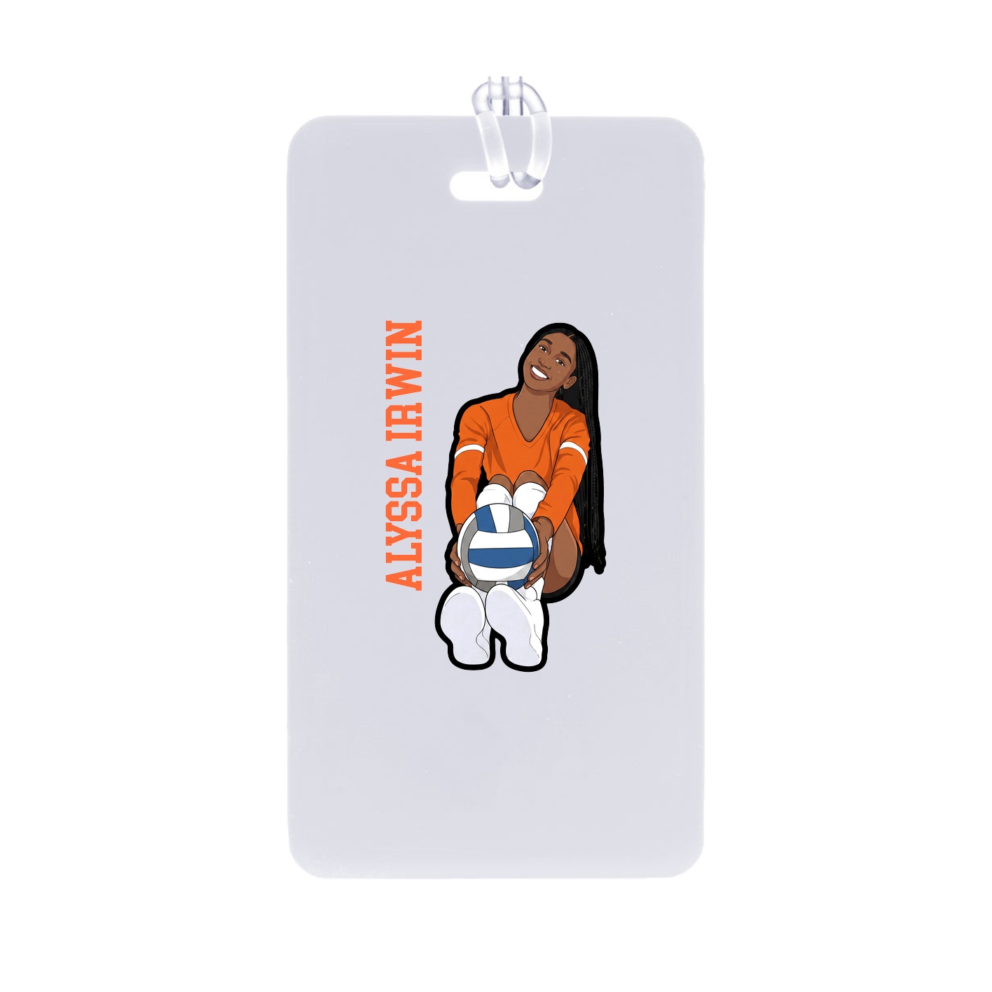 Bag Tag — Name Vertical in Classic