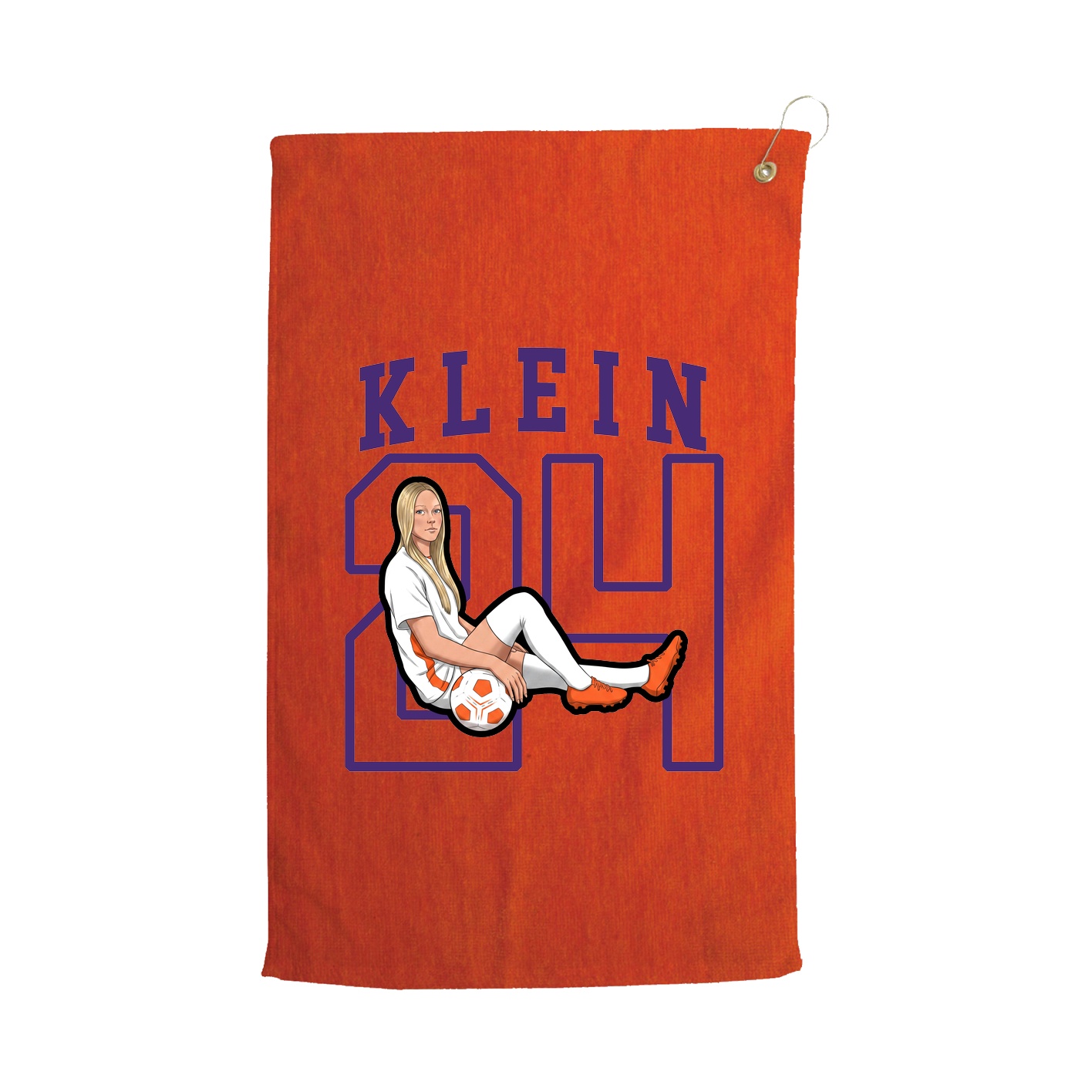Golf Towel — Shirsey in Orange