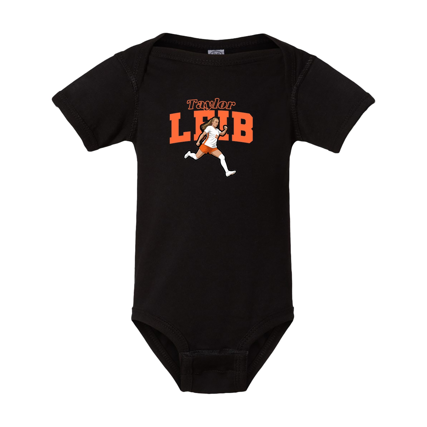 Baby Onesie — Name Arch in Black