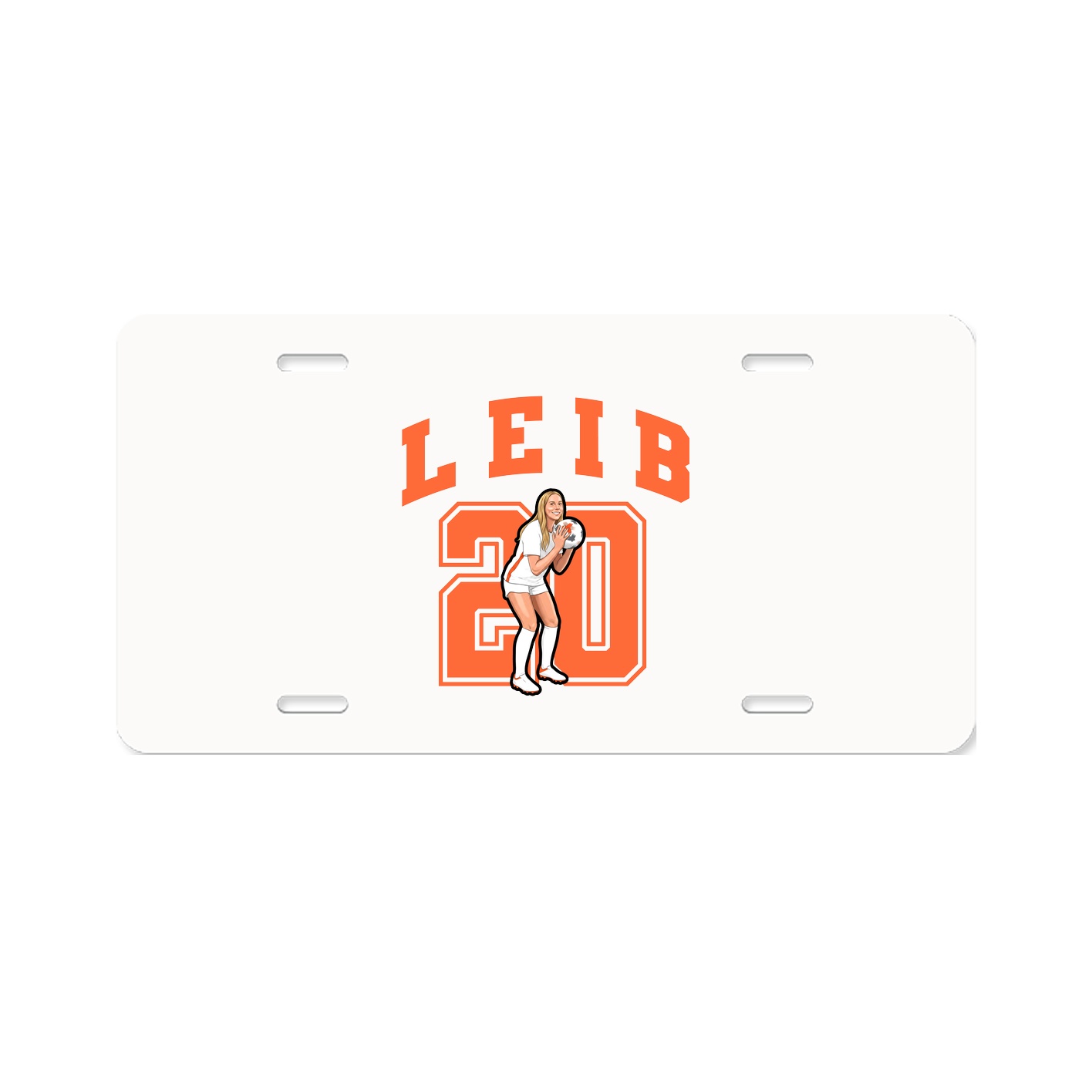 License Plate — Number in Classic
