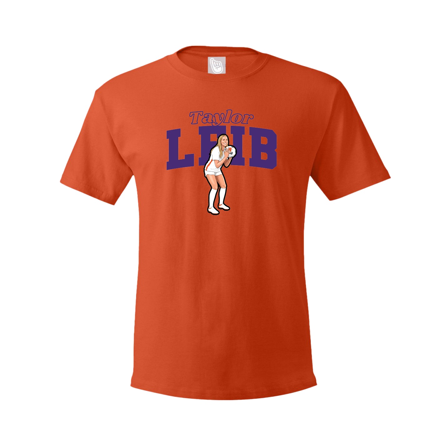 Tee — Name Arch in Orange