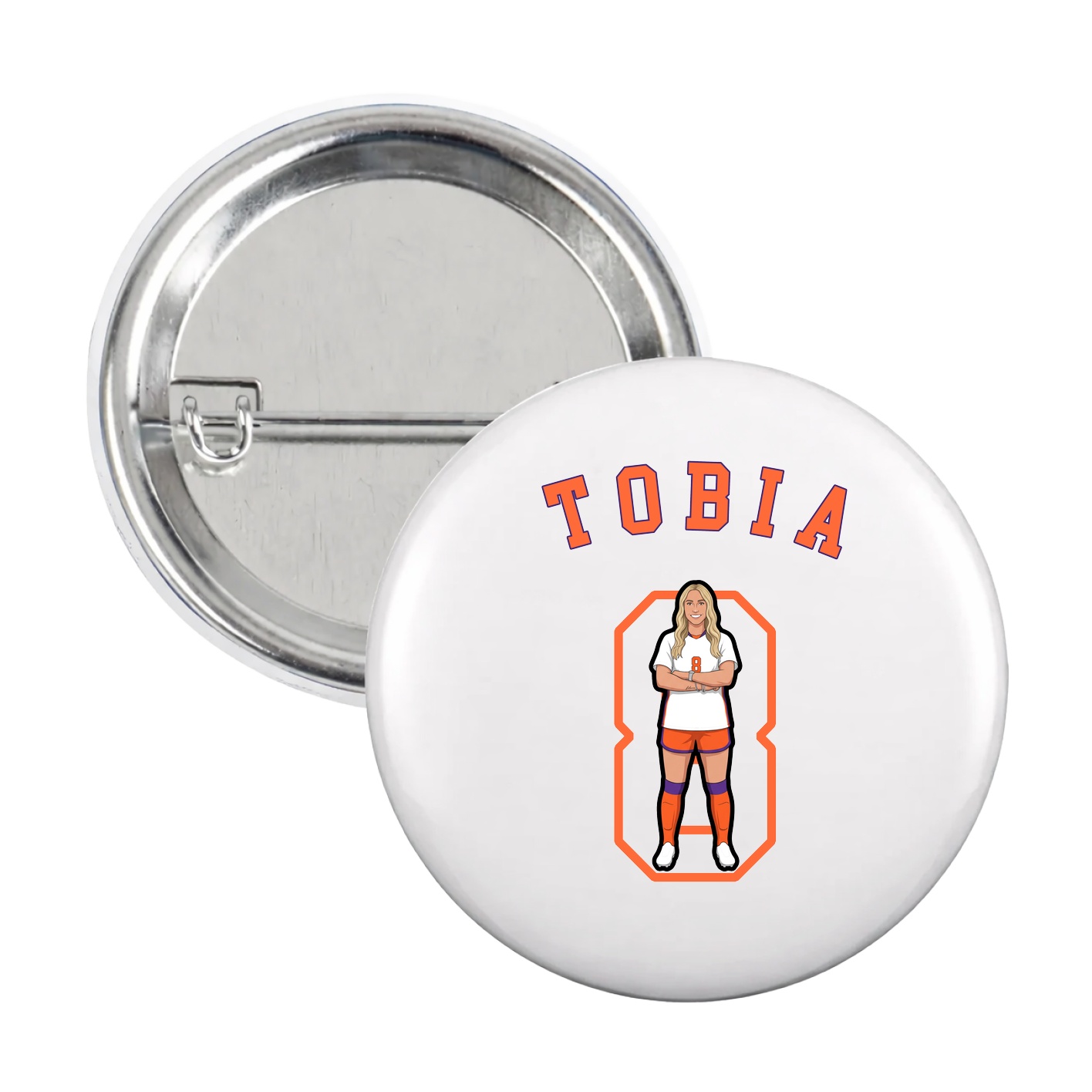 Game Day Button — Shirsey Arch in White