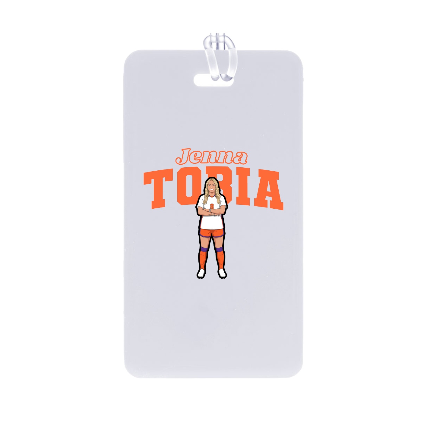 Bag Tag — Name Arch in Classic