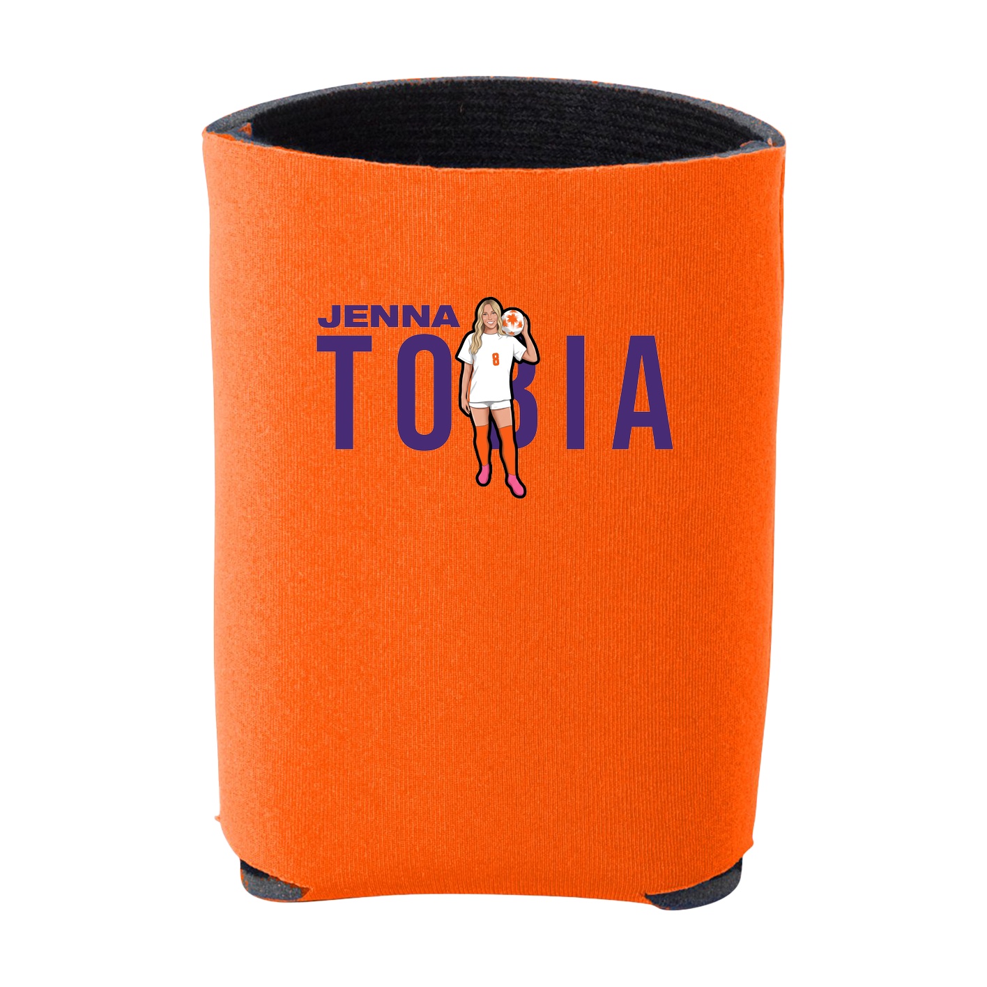 Can Holder — Player Name in Orange