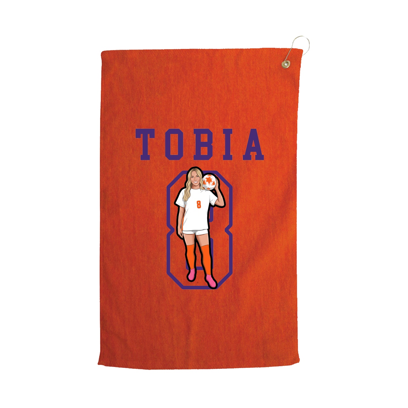 Golf Towel — Shirsey in Orange